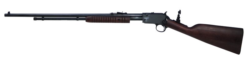 rifle with wooden stock