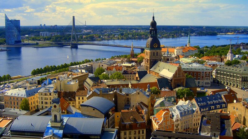 Riga Cityscape View