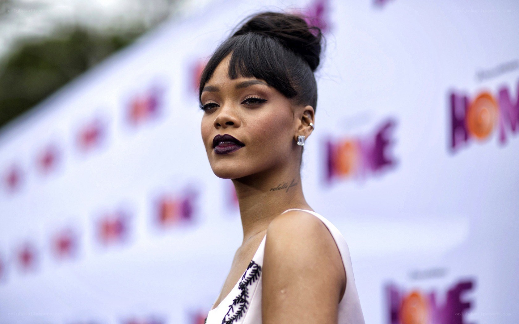 Rihanna at a movie premiere