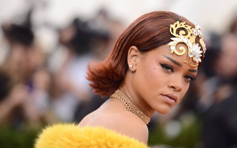 Rihanna at a red carpet event