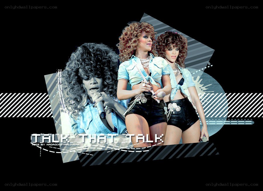 Rihanna performing Talk That Talk