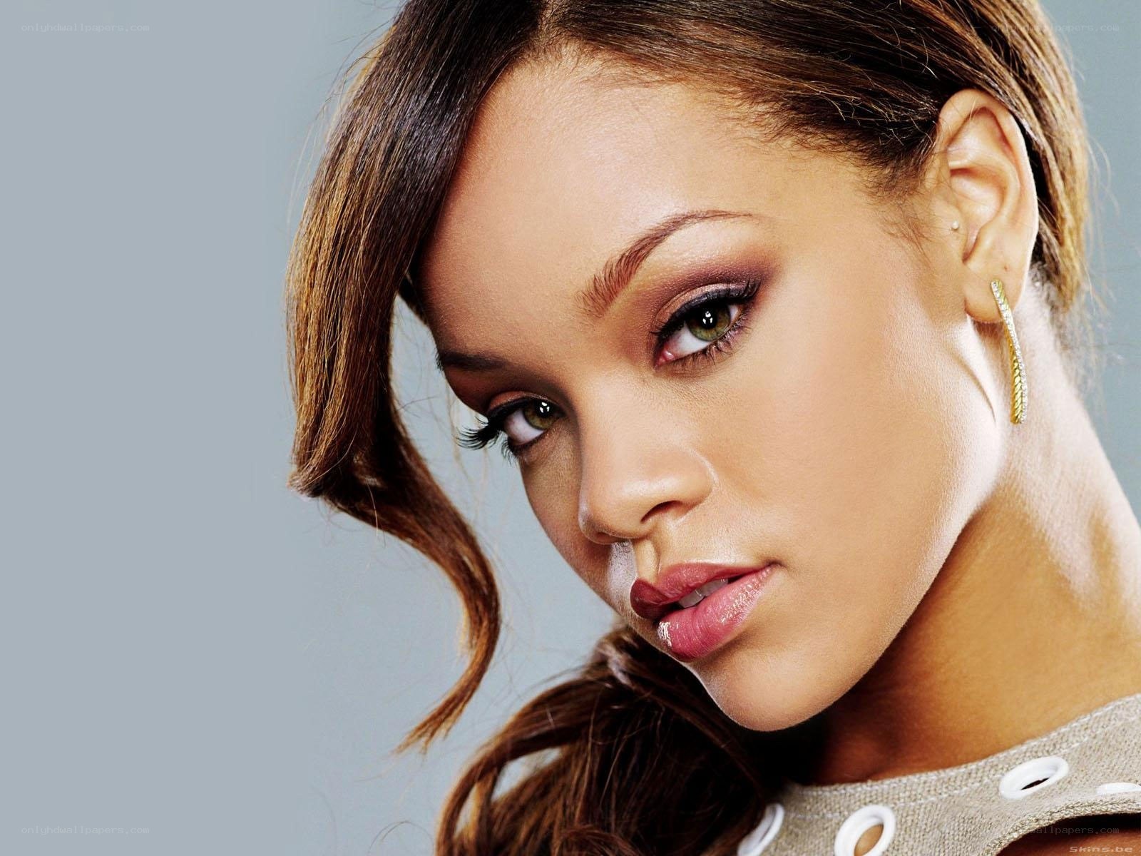 Rihanna portrait close-up