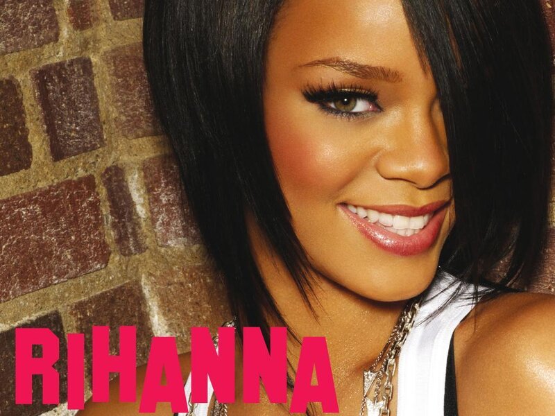 Rihanna portrait with name