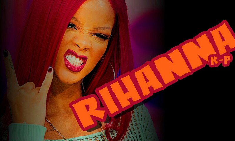 Rihanna with red hair