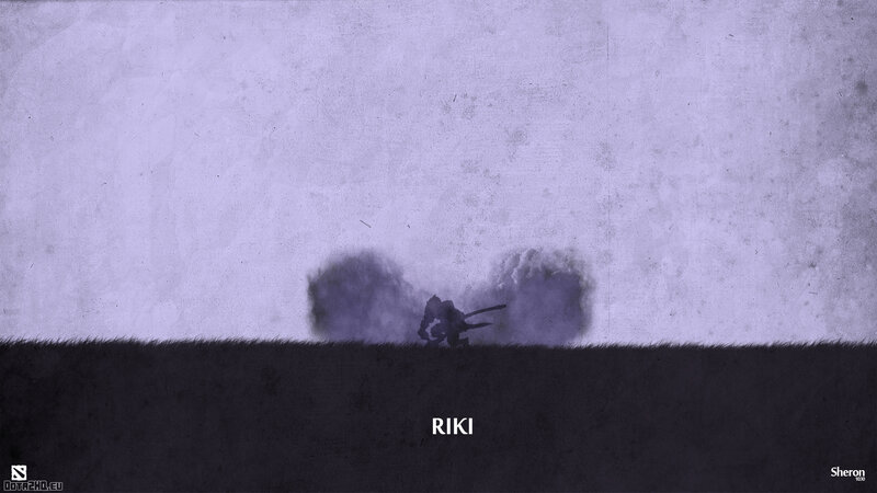 Riki character silhouette