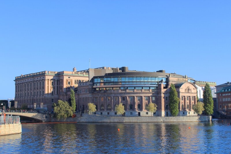 Riksdag Building in Stockholm