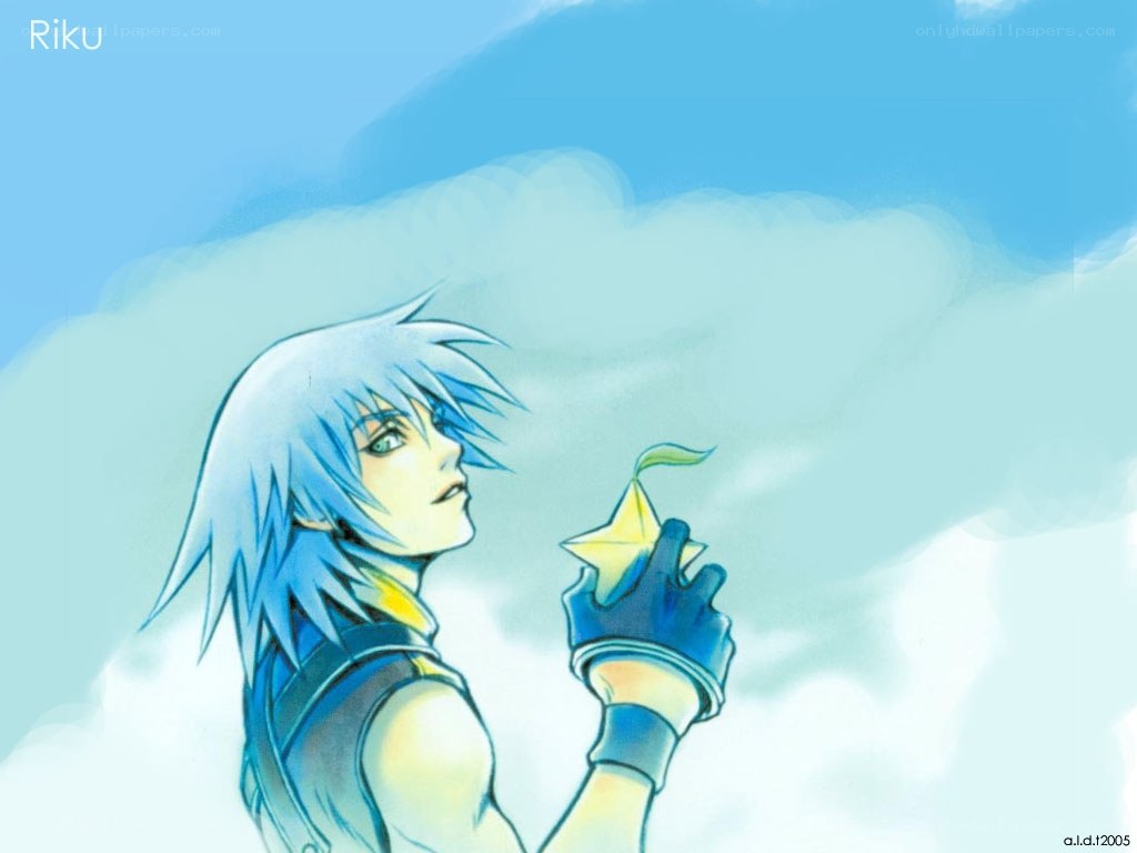Riku holding a star