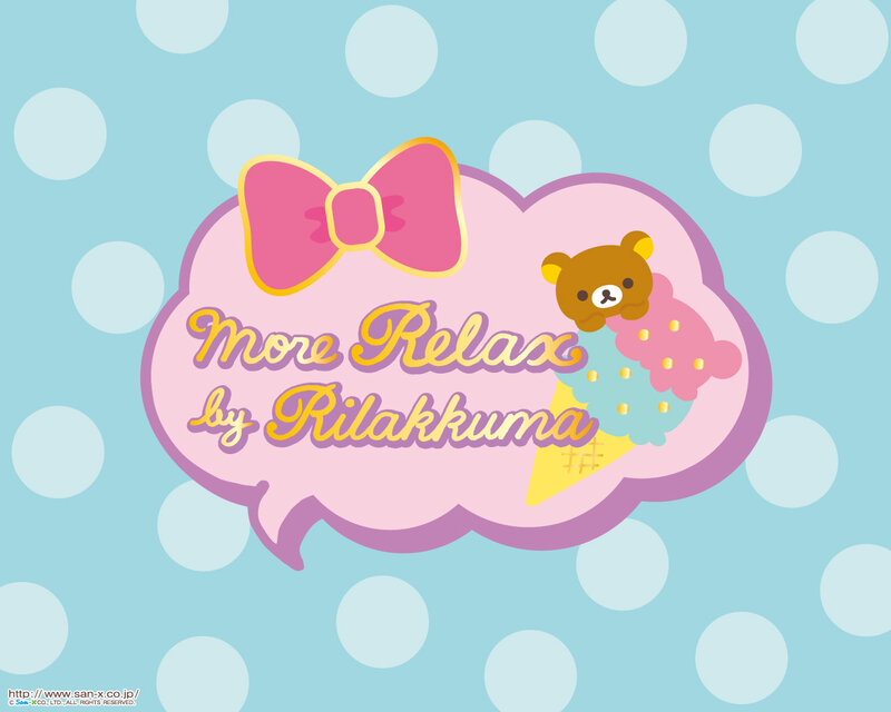 Rilakkuma Bear with Ice Cream