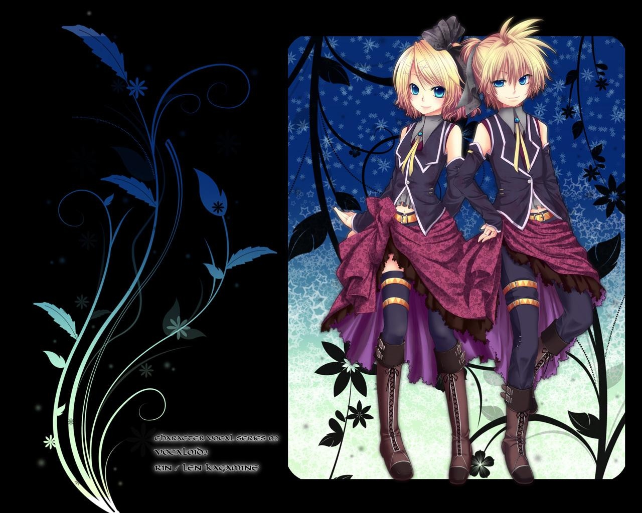 Rin and Len Kagamine artwork