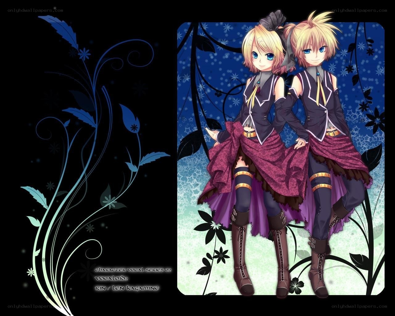 Rin and Len Kagamine artwork
