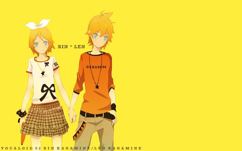 Rin and Len Kagamine artwork