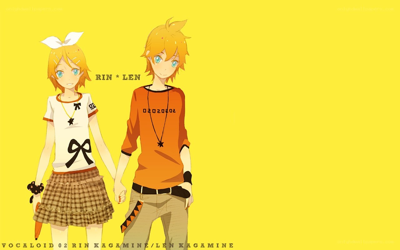 Rin and Len Kagamine artwork