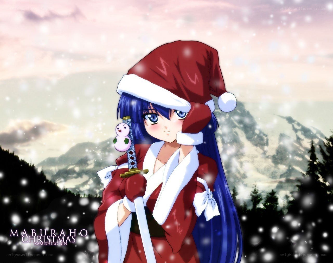 Rin in Santa outfit