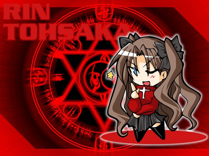 Rin Tohsaka chibi character
