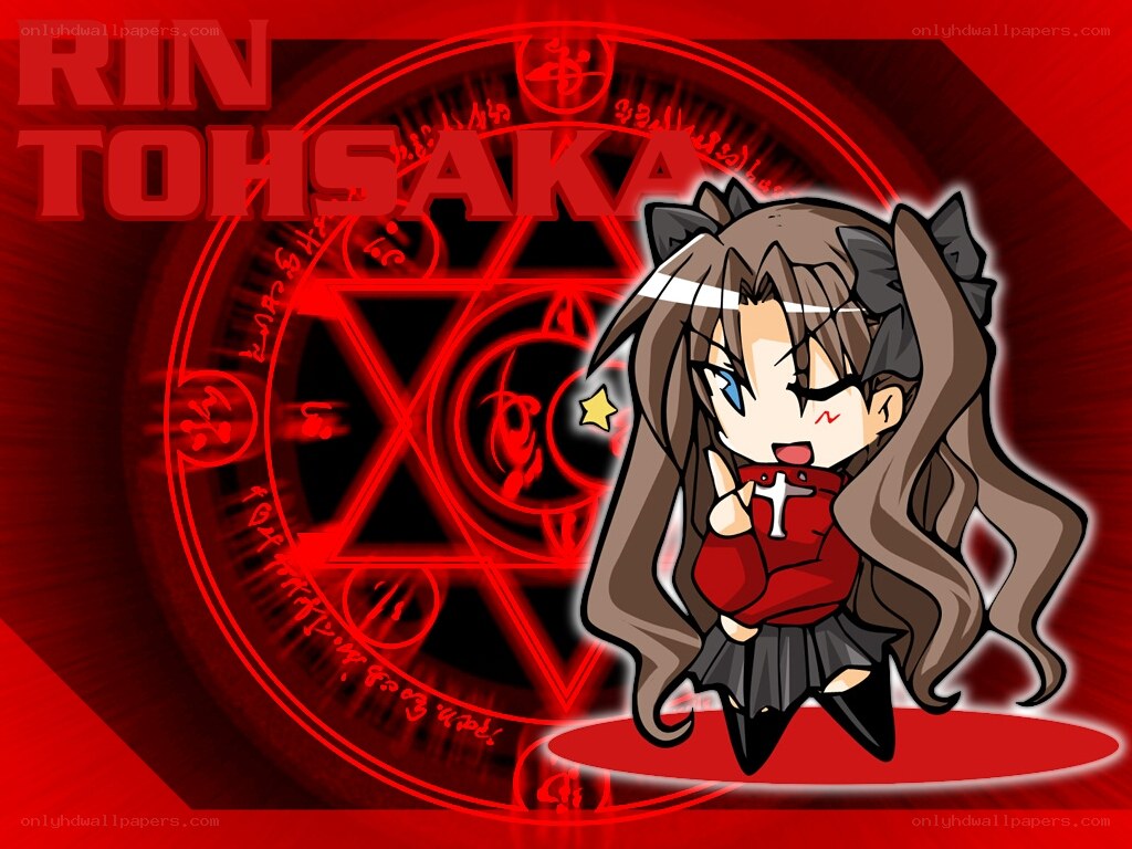 Rin Tohsaka chibi character