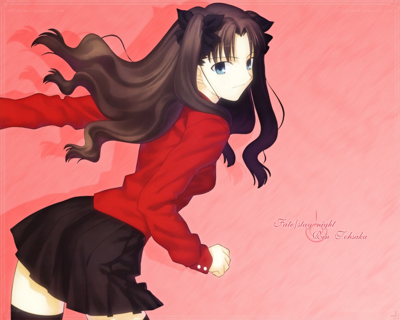 Rin Tohsaka in red