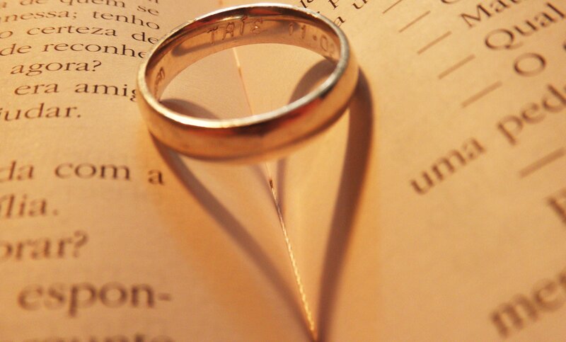 ring casting heart shadow