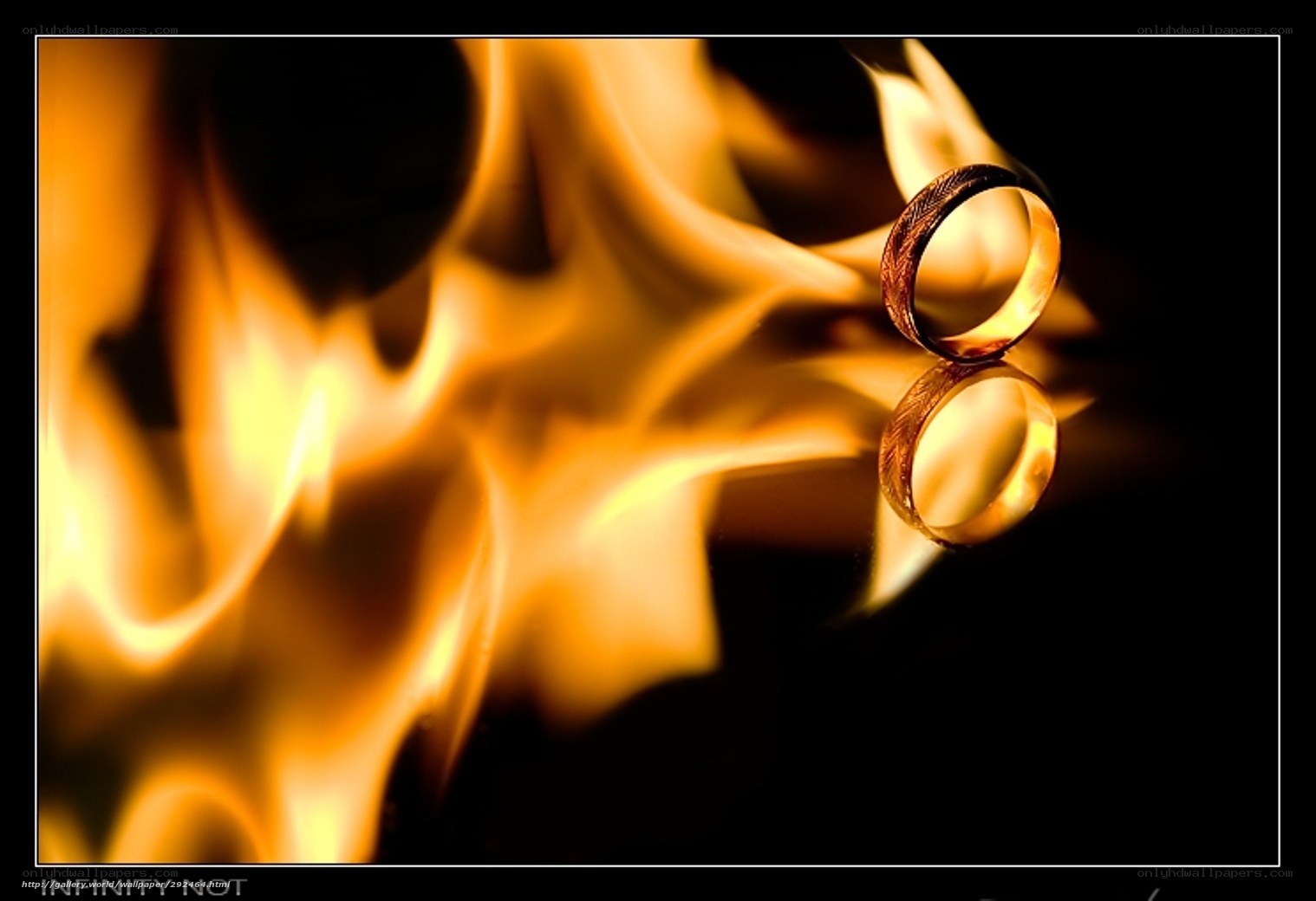 Ring in the flames