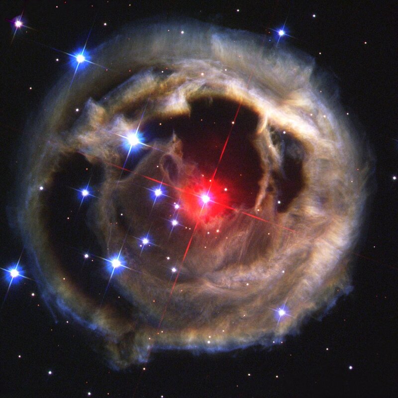 Ring Nebula in space