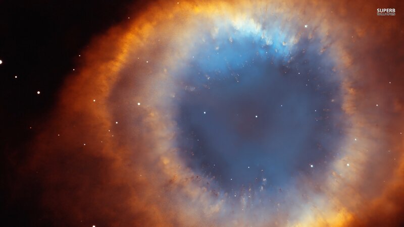 Ring Nebula in space
