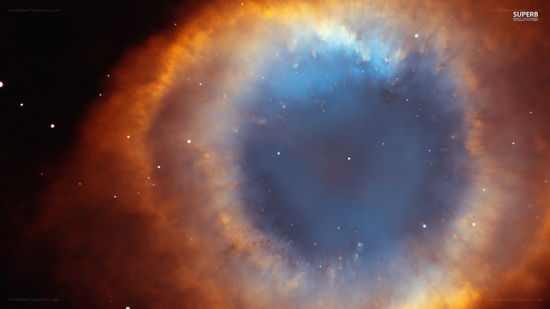 Ring Nebula in space