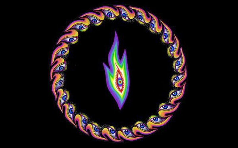 Ring of Eyes with Flame