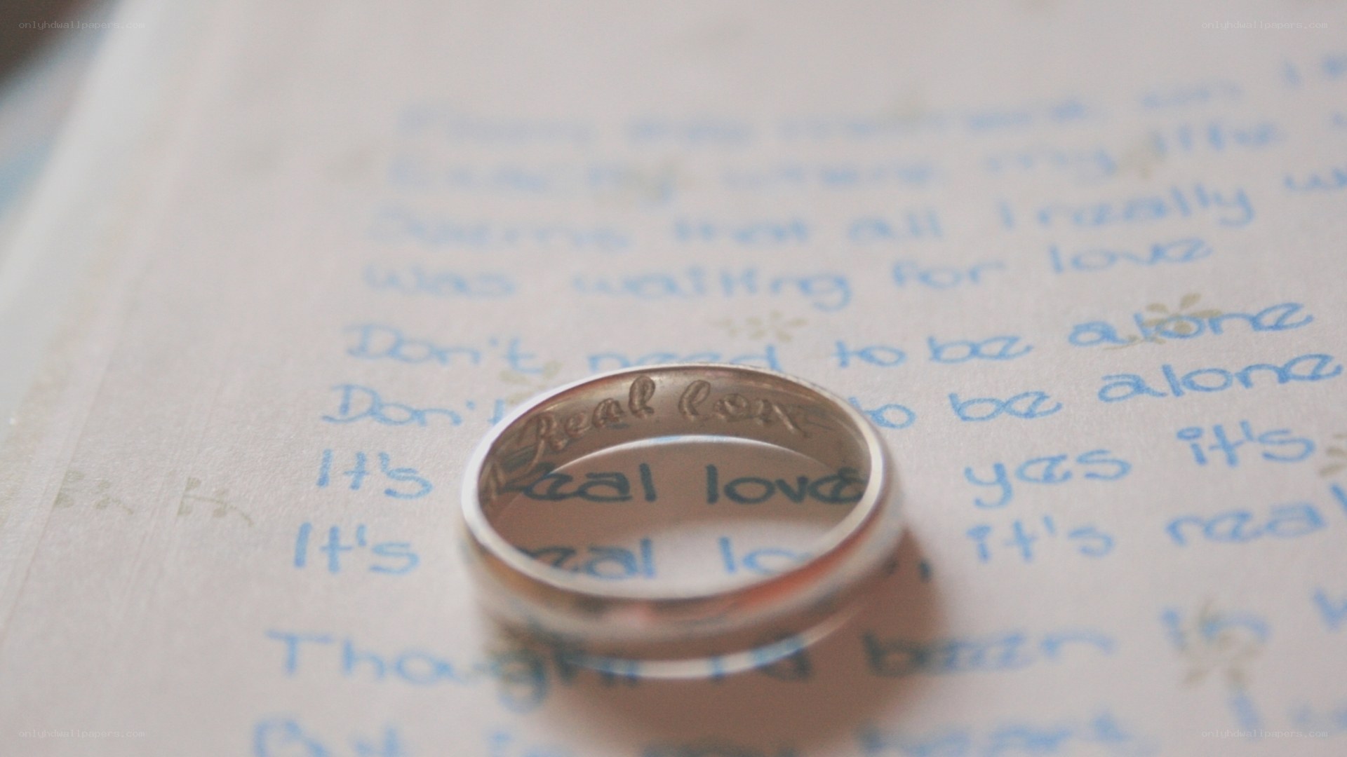 ring on love letter