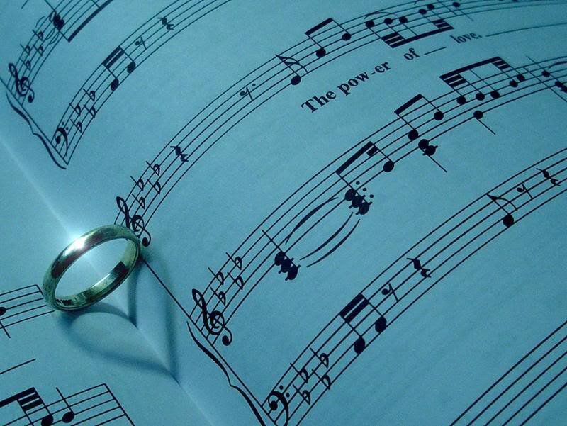 ring on sheet music