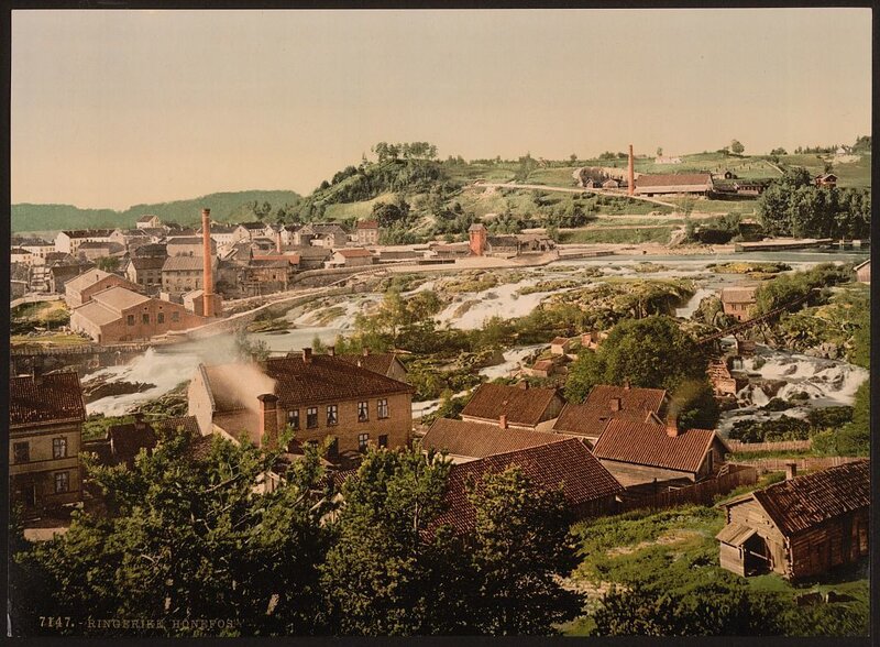 Ringerike Hønefoss in the early 1900s