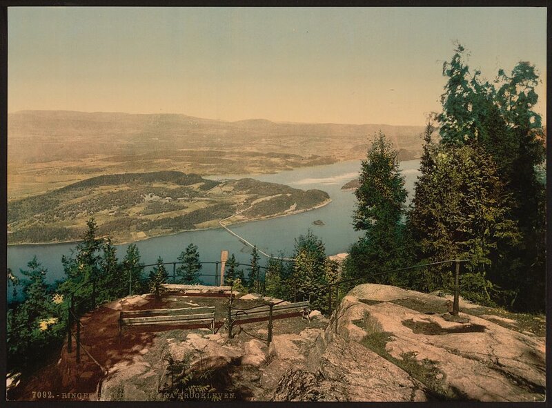 Ringerike Viewpoint Over Lake