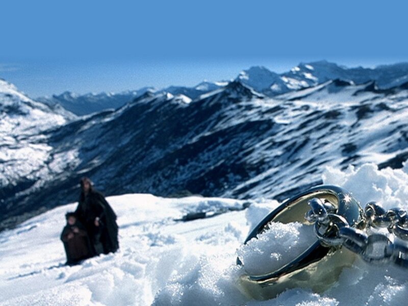 rings in the snow