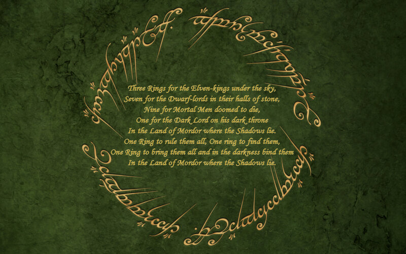 Rings of Power Inscription