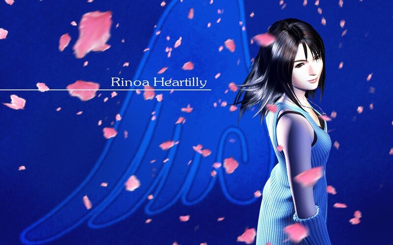 Rinoa Heartilly in blue dress