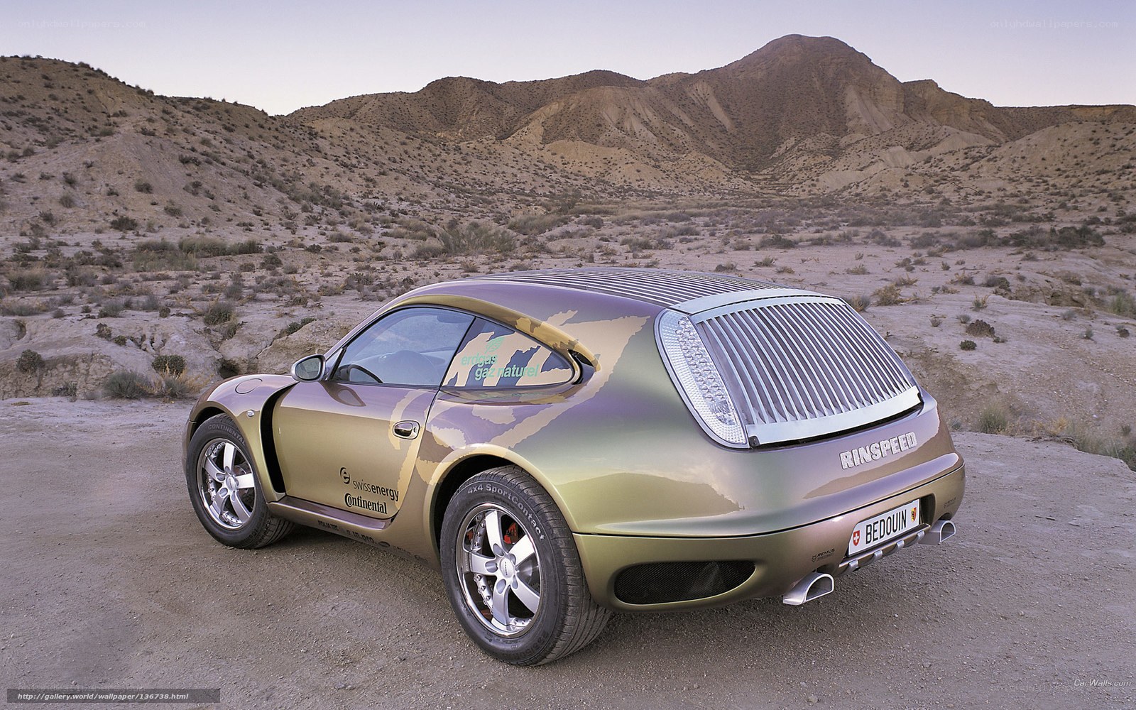 Rinspeed car in desert