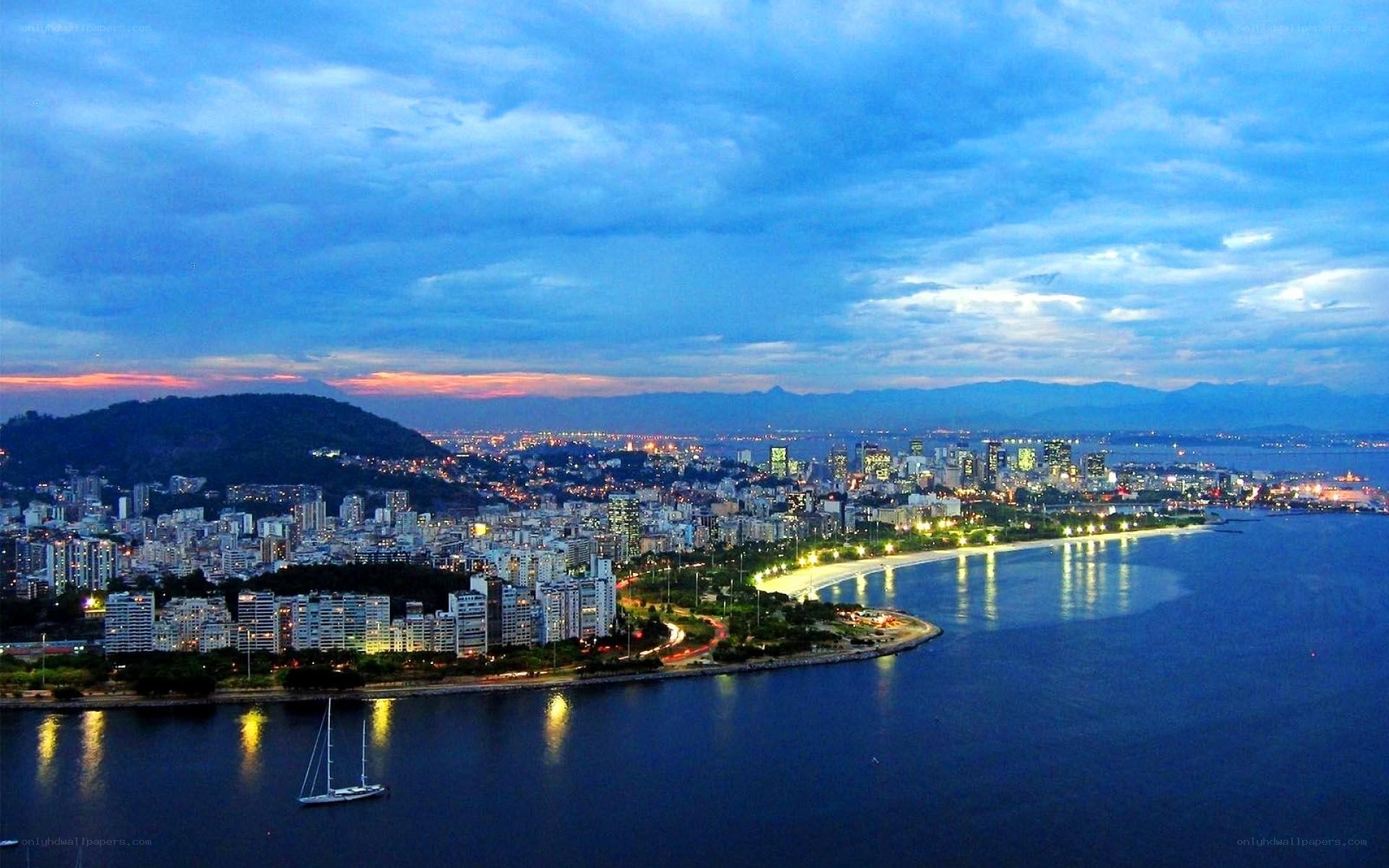 Rio de Janeiro at dusk