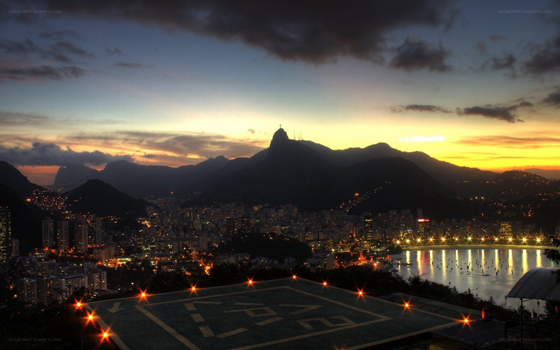 Rio de Janeiro at dusk