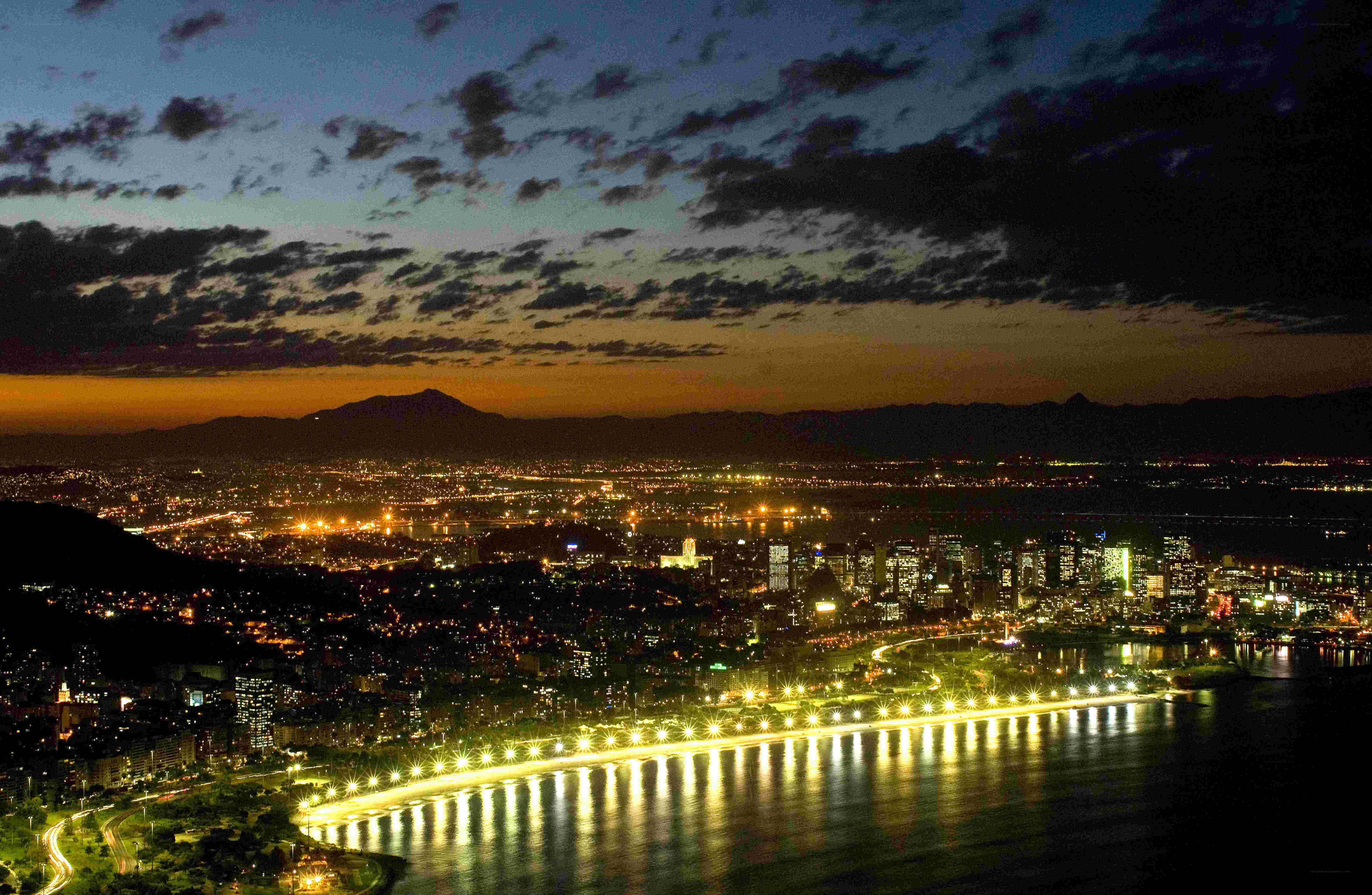 Rio de Janeiro at dusk