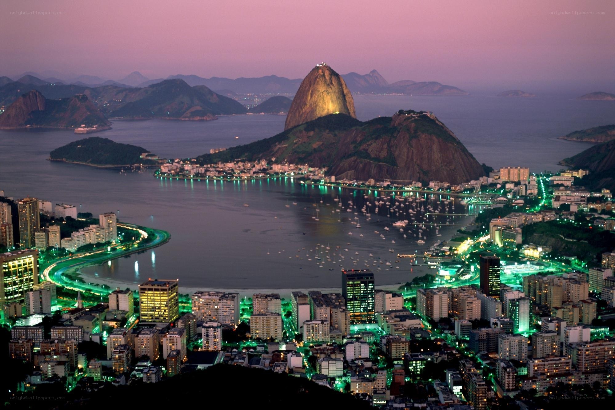 Rio de Janeiro at dusk
