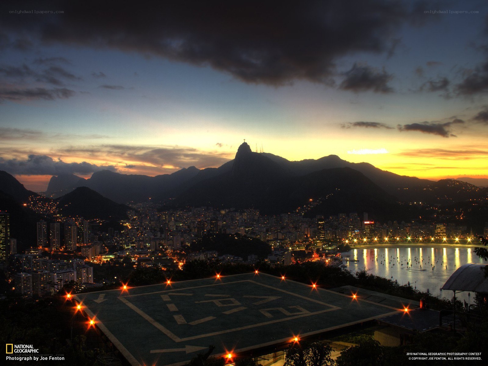 Rio de Janeiro at dusk