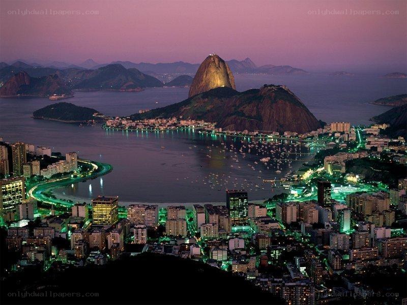 Rio de Janeiro at dusk