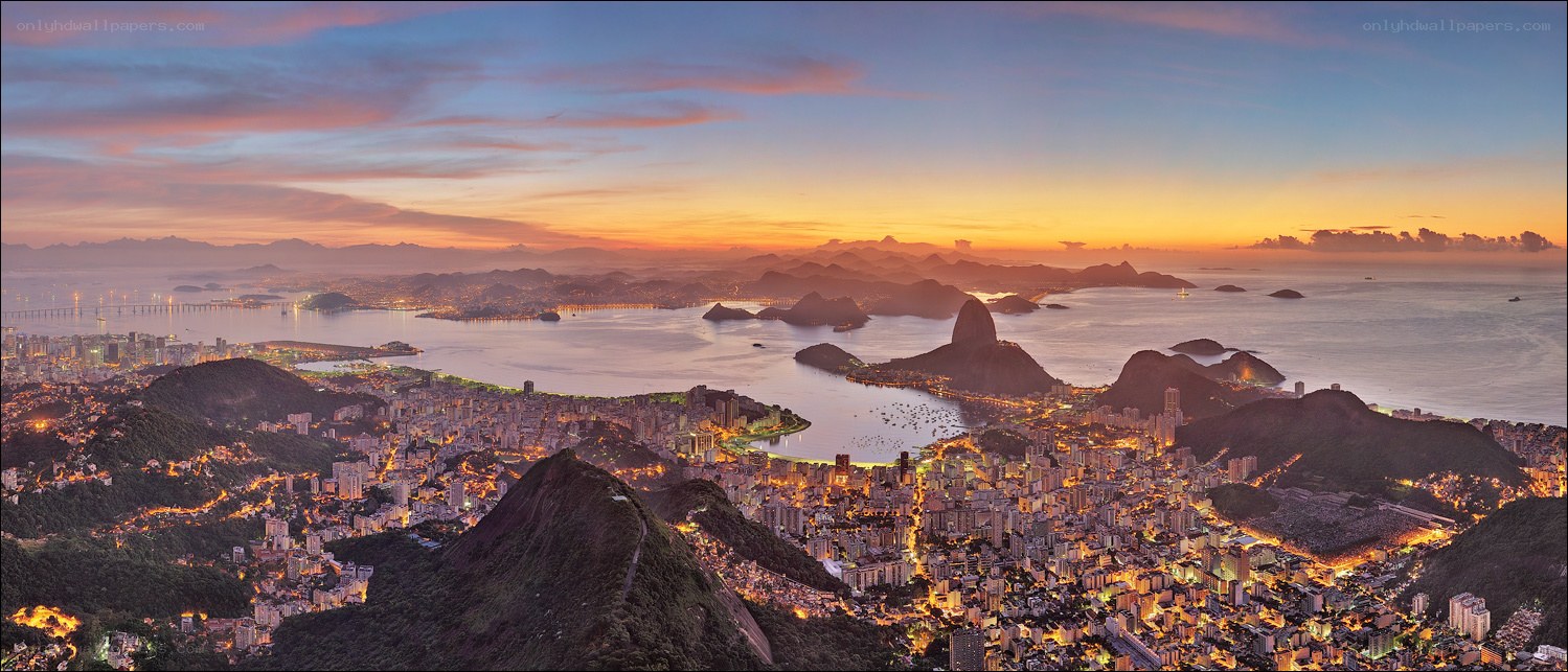 Rio de Janeiro at sunset
