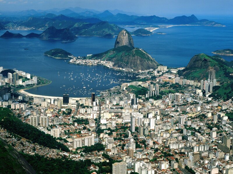 Rio De Janeiro Cityscape — Blue, Broad