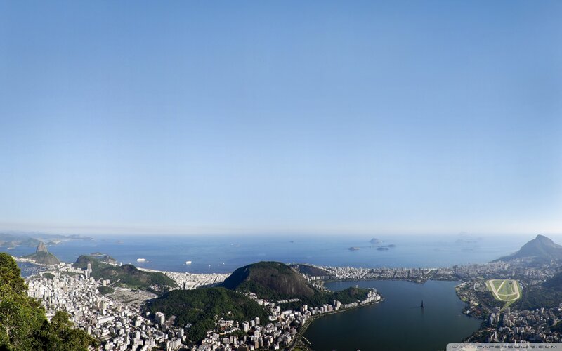 Rio De Janeiro Cityscape — Blue, Serene