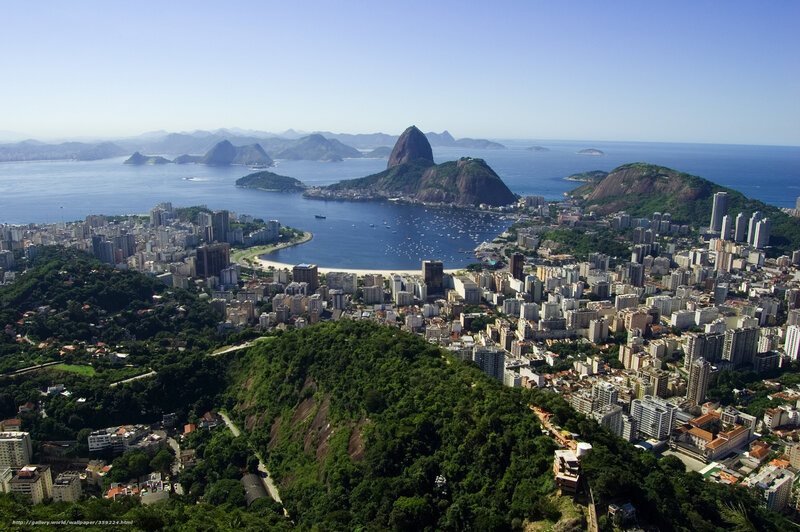 Rio De Janeiro Cityscape — Green