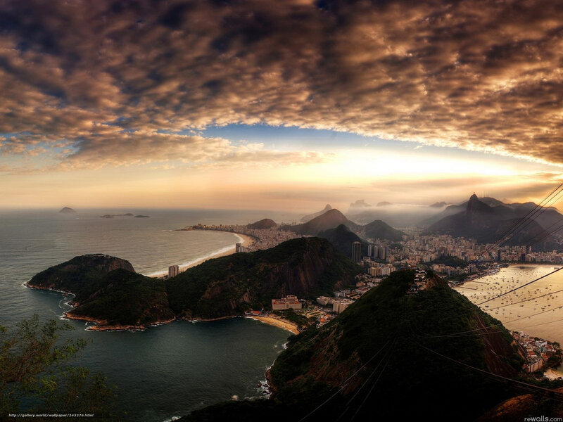 Rio De Janeiro Skyline — Brown