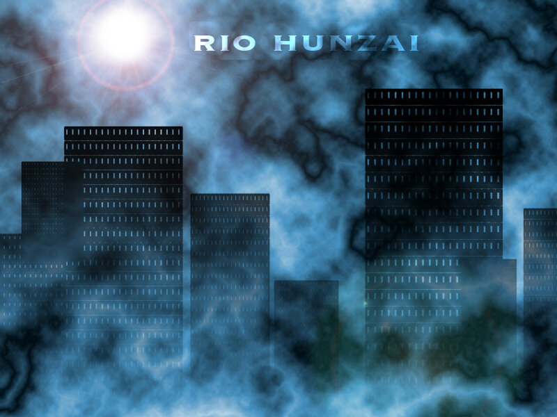 Rio Hunzai cityscape