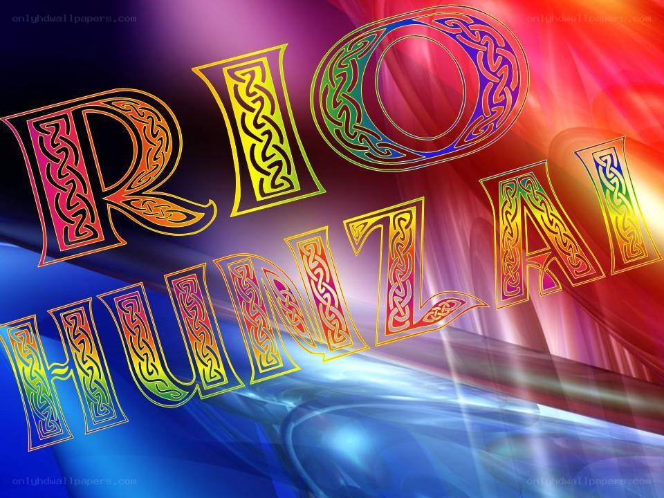 Rio Hunzai text art