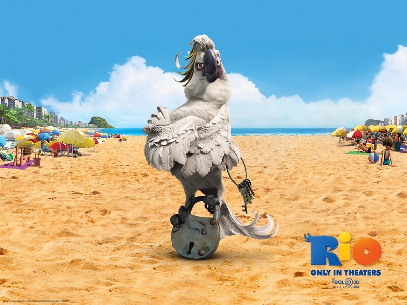 Rio movie beach scene