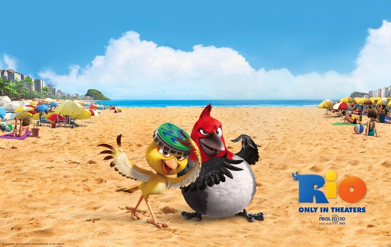 Rio movie beach scene
