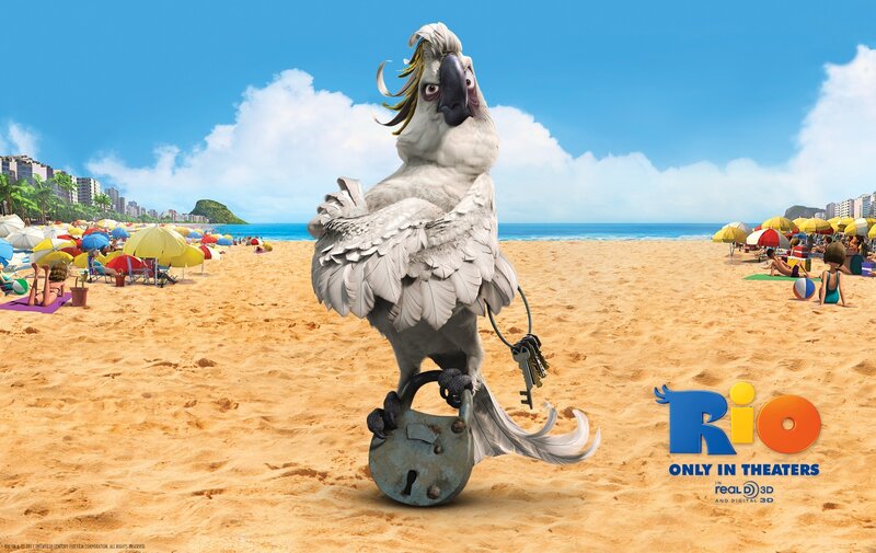 Rio movie beach scene